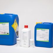 SafeSol-Huwa-San-family-previously-EndoSan-with-test-strips-middle Three Huwa San products with tests strips in the middle