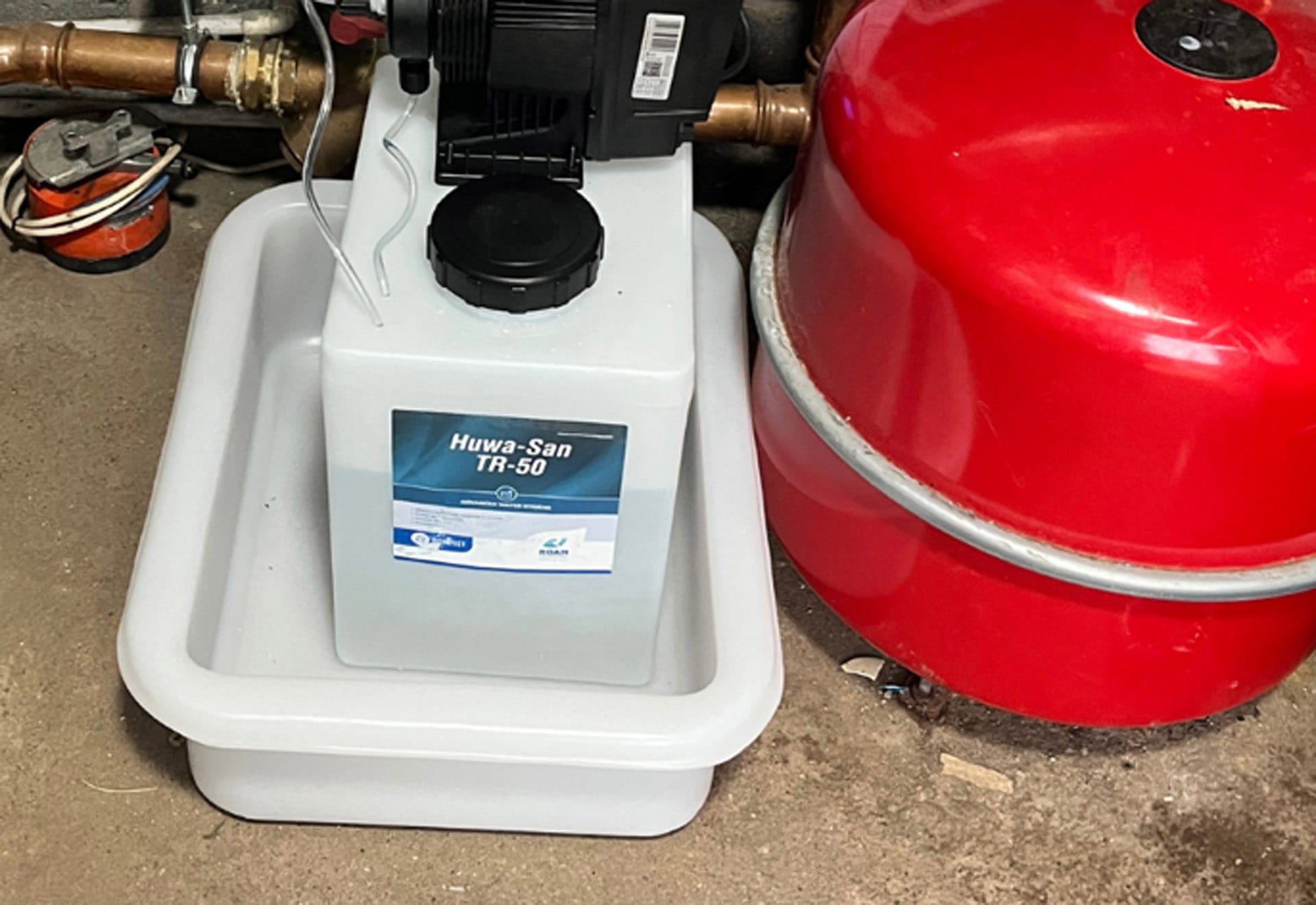 Huwa-San Constant Dosing System Installed By SafeSol